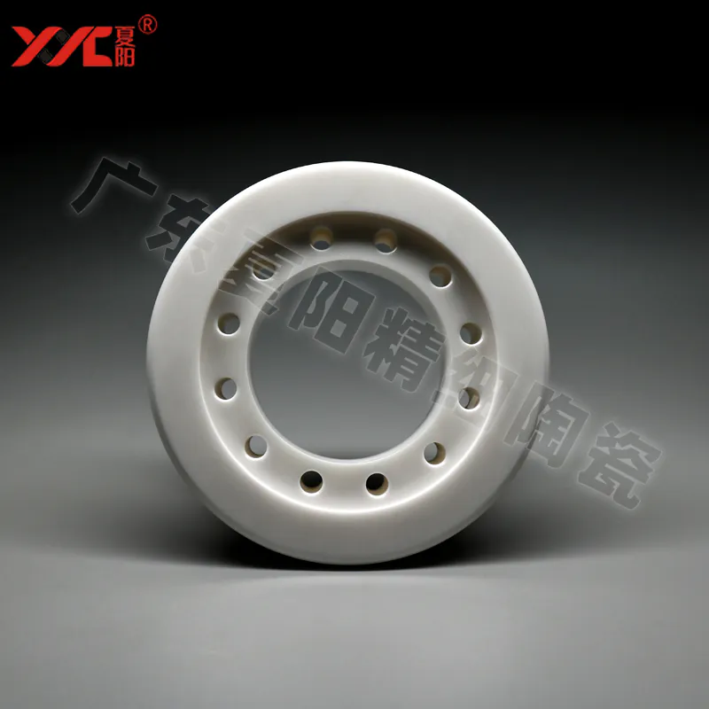 Zirconia Ceramic Precision Flange | Wear-Resistant Insulating Mounting Component for Semiconductor & PV Equipment (Precision Equipment Industry)