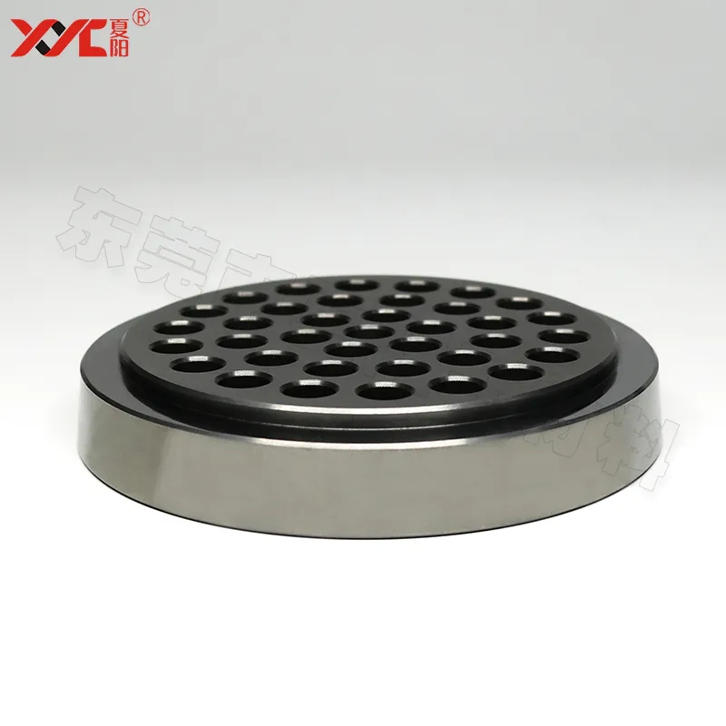 Oil & Gas Industry Tungsten Carbide Precision Flow Distribution Plate | Wear-Resistant Cemented Carbide Orifice Plate for Downhole Tools