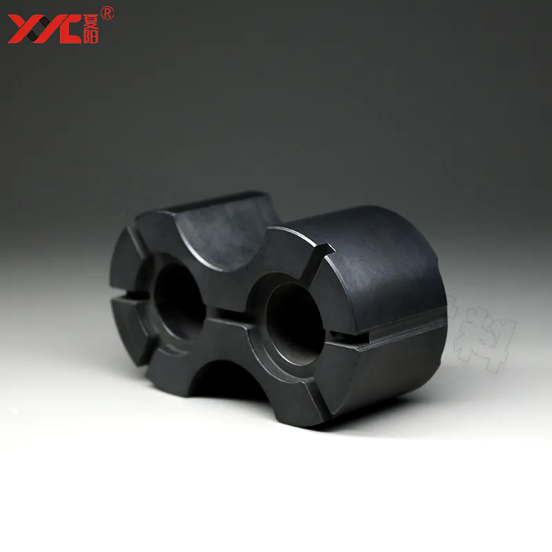 Silicon Nitride Ceramic Dual-Slot Fixture | High-Precision Wafer Handling Component | Semiconductor Industry